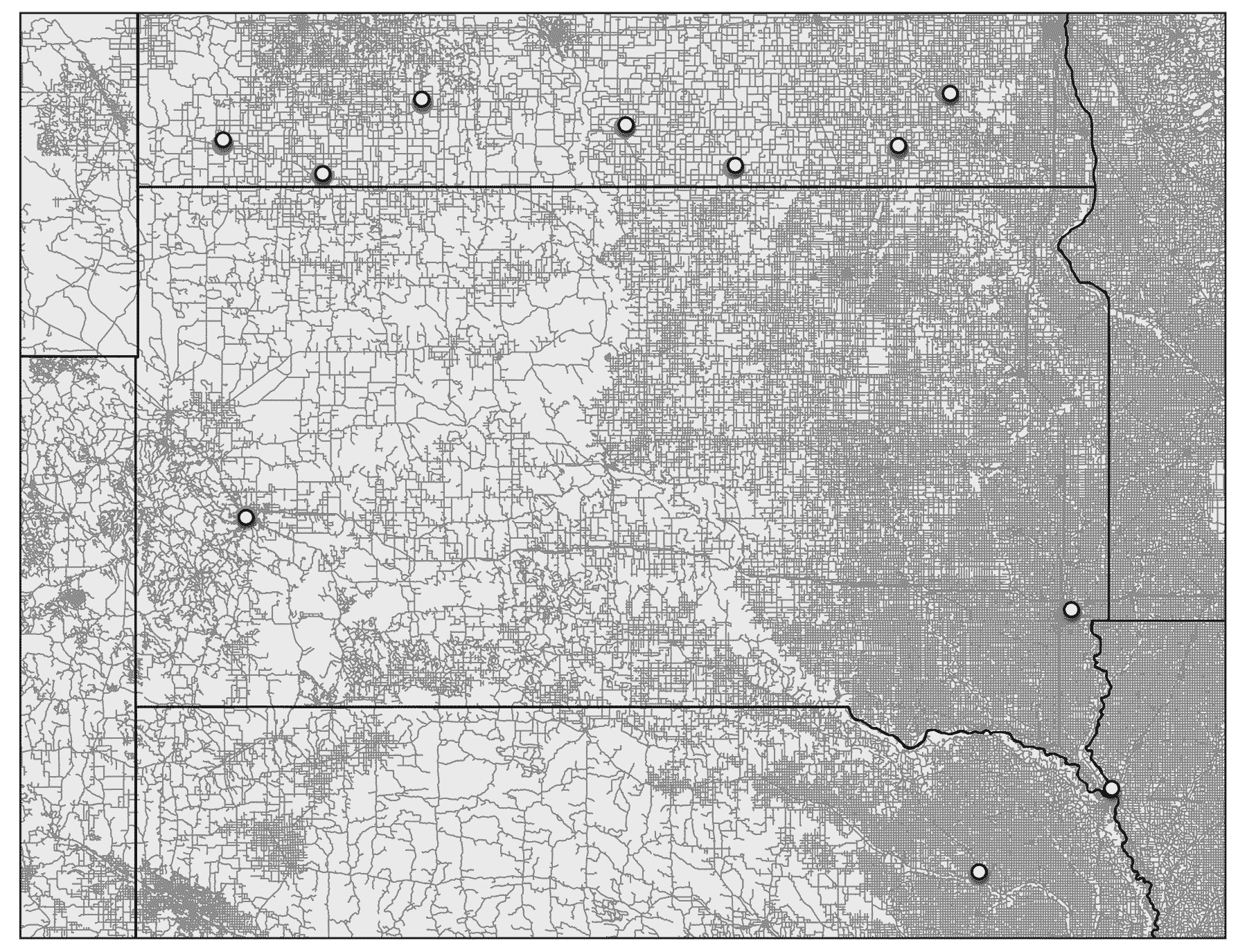 South Dakota roads