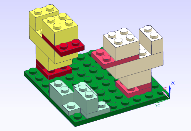 Legos in Blender